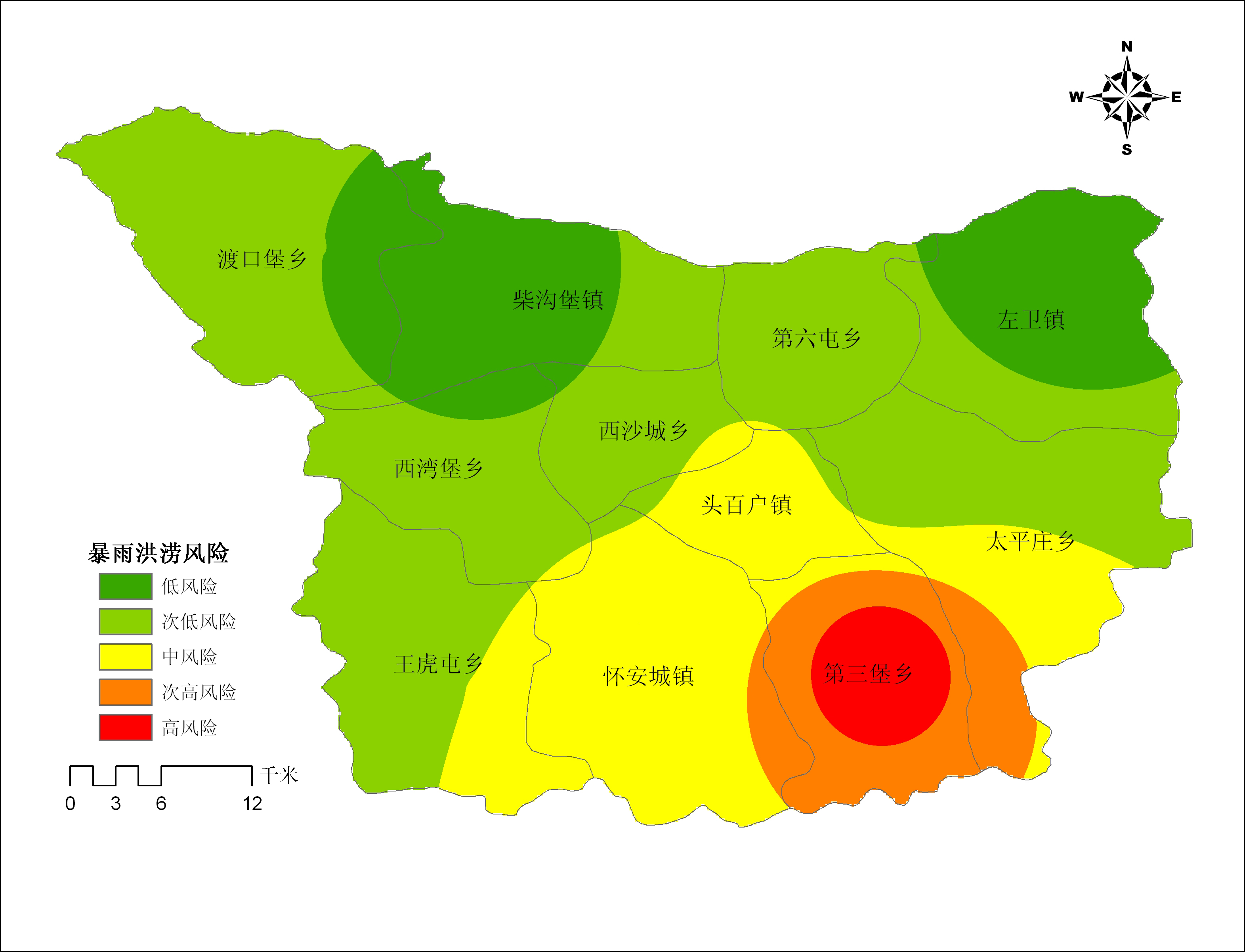 怀安县柴沟堡地图图片