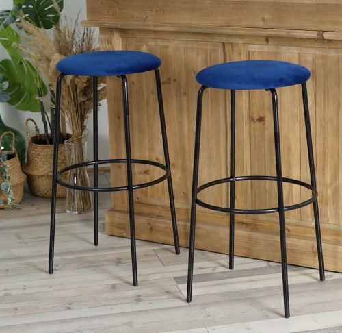 HAMER BARSTOOL DARK BLUE (2)