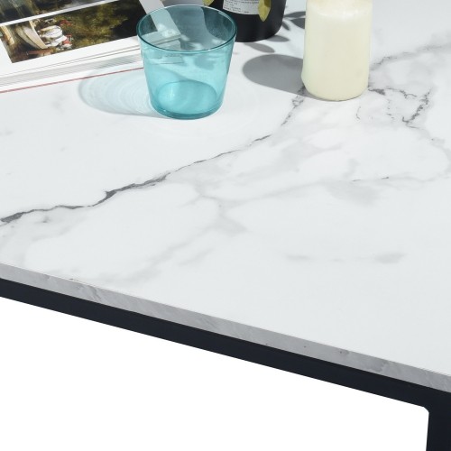 FACTO SQUARE COFFEE TABLE MARBLE 0600100010430 6935653134175 (9)