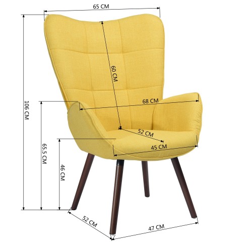 BOGDAN YELLOW DARK WOOD LEG 波格丹 黄色 深色榉木腿 0000800016143 (12)