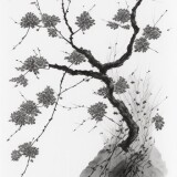 28174-1775600990-no-humans-tree-mountain-bird-scenery-outdoors-branch-sky-cherry-blossoms-monochrome-fog-spot-color