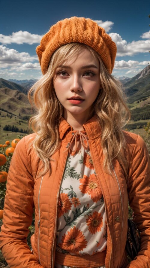 00159-1882041754-1girl-solo-hat-blonde-hair-sky-outdoors-day-cloud-long-hair-jacket-looking-at-viewer-mountain-floral-print-realisti.jpg