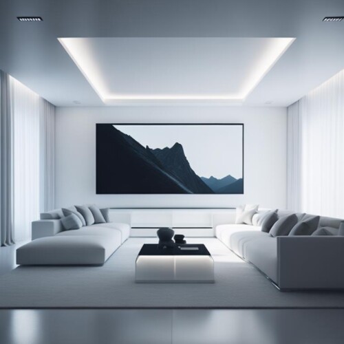 Cinematic Minimalist interior design.preview