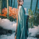 12842-3139249240-full-body-1girl-Chinese-style-Hanfu-Lotus-Pool-figure-close-up-figure-watercolor-illustration-digital-Impressian-colore