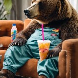 02372-2818936237-a-bear-sitting-on-a-couch-watching-tv-drinking-a-slurpee