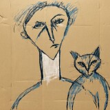 08034-112093794-_lora_SDXL_Cardboard_drawings_Sa_May-000004_1_-Cardboard-drawings-a-woman-with-cat