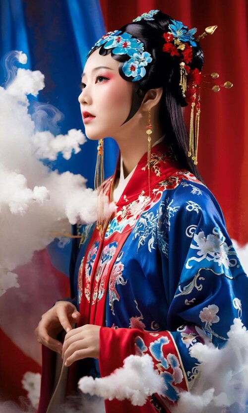 24241486 2084733921 A captivating photograph capturing the essence of a Chinese opera inspired scene