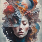 00126-128719570-_lora_Surreal-Harmony_1_Surreal-Harmony---a-painting-of-a-womans-head-surrounded