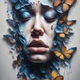 00143-3849046731-_lora_Surreal-Harmony_1_Surreal-Harmony---a-painting-of-a-face-with-tears-transforming-into-butterflies