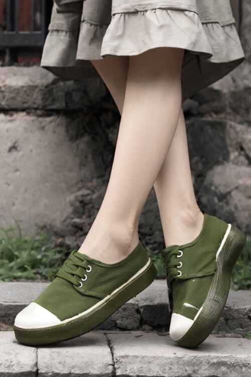 00814 136139406 green shoes, lora jiefangxie 0.8 