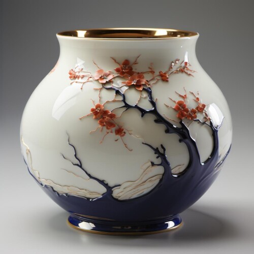 16595 2423363802 arien porcelain,vase porcelain that a girl lora sdxl 自定义瓷器创意画 1 (1) (1)