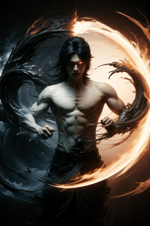 42050-473928592-wabstyle-glowing-two-tone-hair-dragon-phoenix-fighting-stance-white_black_0.5-yin-yang-night-sun-__1boy-energy-sw.jpg