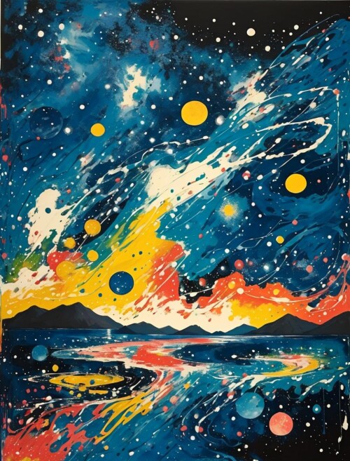 05695 1740149881 ,abstract art,best quality,masterpiece,jtnightsky,starry sky,,riverscape,(bridge 0.